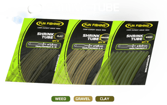 FUN FISHING SHRINK TUBE GRAVEL - Carpfishingbarato CHIMBOMBO 