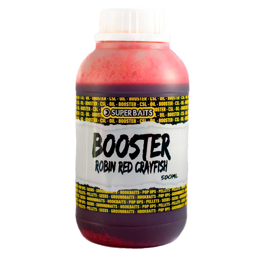 SUPERBAITS BOOSTER ROBIN RED CRAYFISH 500ML - Carpfishingbarato CHIMBOMBO LIQUIDO BOOSTER