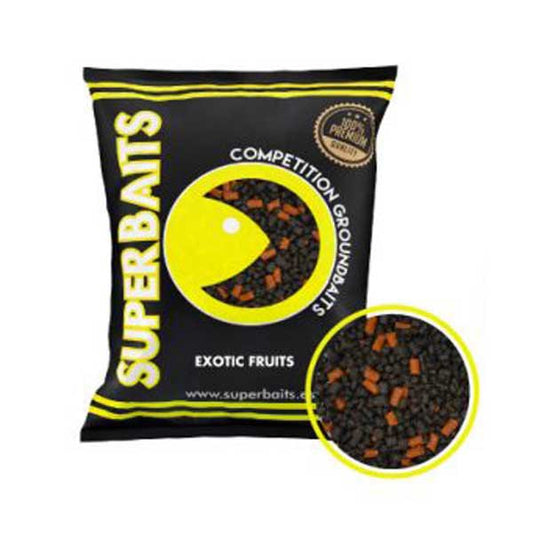 SUPERBAITS PELLETS MIX EXOTIC FRUITS 4,5-6 MM - Carpfishingbarato CHIMBOMBO PELLETS