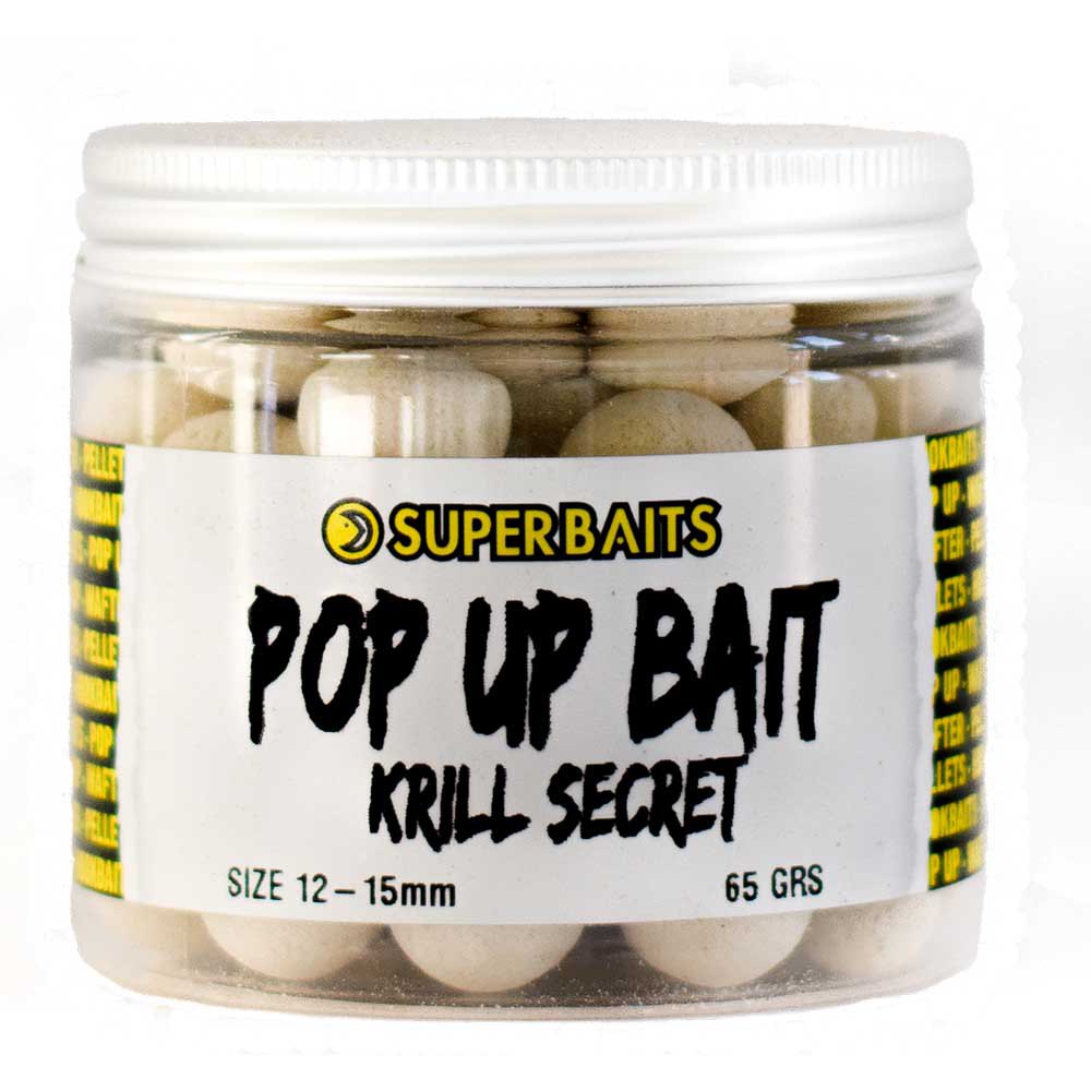 SUPERBAITS POP UPS KRILL SECRET 12-15 MM - Carpfishingbarato CHIMBOMBO POP UPS