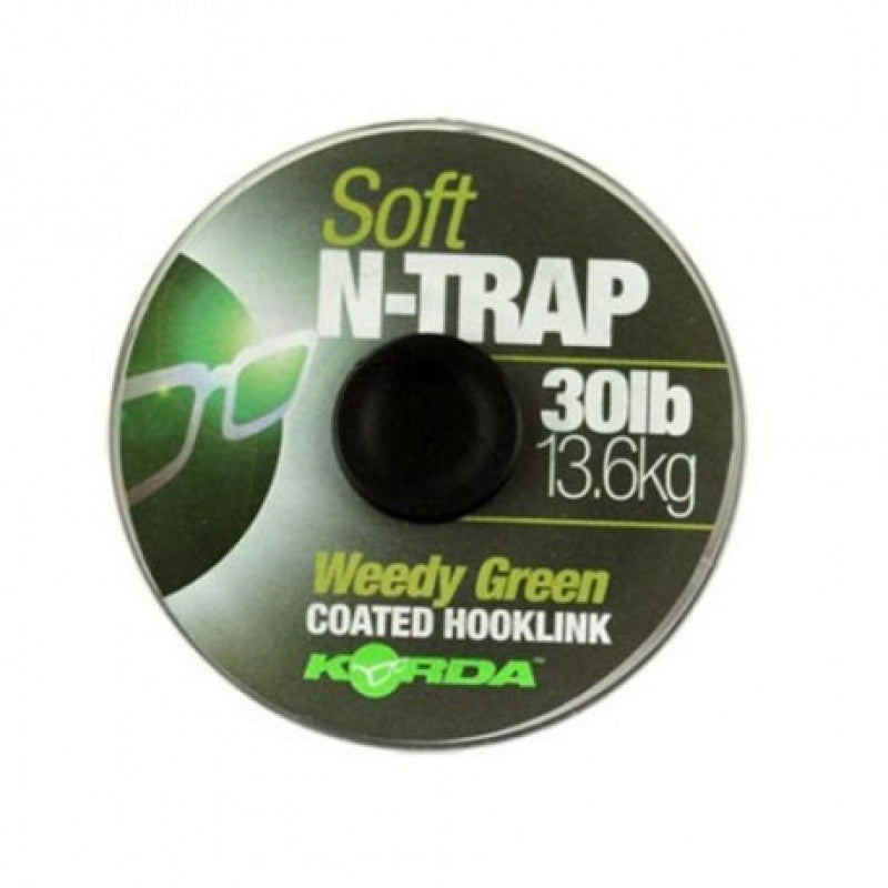 KORDA SOFT N-TRAP 30LB WEEDY GREEN - Carpfishingbarato CHIMBOMBO HILO BAJOS