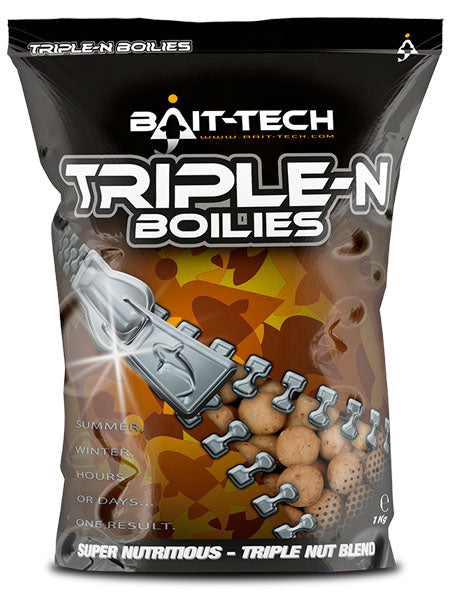 BAIT-TECH TRIPLE - N BOILIE 15 MM - Carpfishingbarato CHIMBOMBO BOILIES