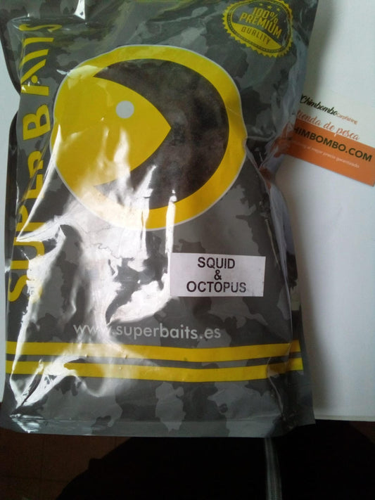 Superbaits Squid & Octopus Pellets 20 MM - Carpfishingbarato CHIMBOMBO PELLETS