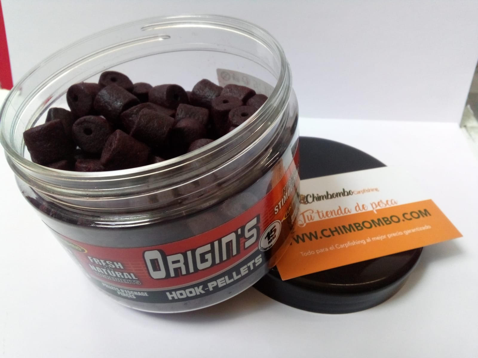 PELLETS ORIGIN´S HOOK PELLETS 15MM FUN FISHING - Carpfishingbarato CHIMBOMBO PELLETS